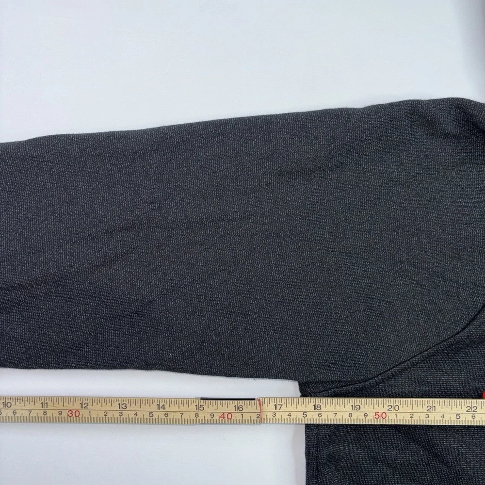 Lululemon Loungeful Cropped Pullover Hoodie Women's Size 6 Spark Black Athletic